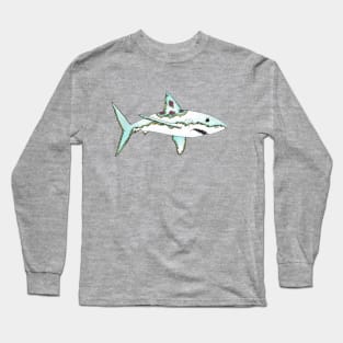 Great White Porcelain Long Sleeve T-Shirt